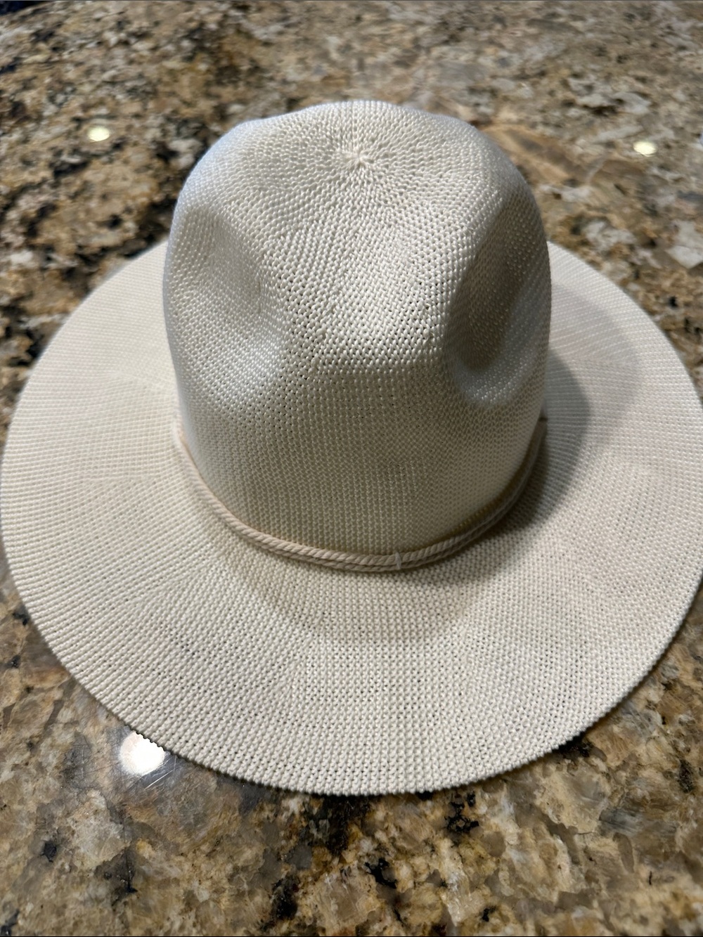 Joe Fresh Neutral Cream Straw Fedora Hat for Men